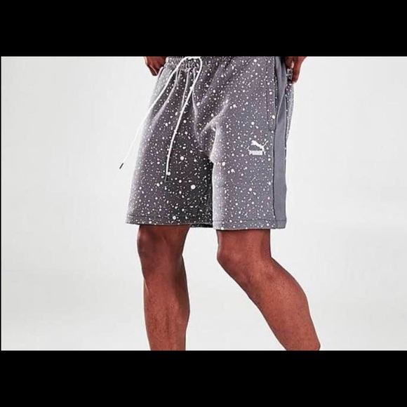 MEN'S PUMA WHITE NOIZE SHORTS Multi-sizes - Picture 2 of 6